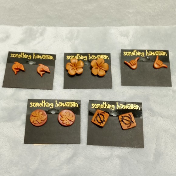 Something Hawaiian Jewelry - Something Hawaiian earrings assortment of 5